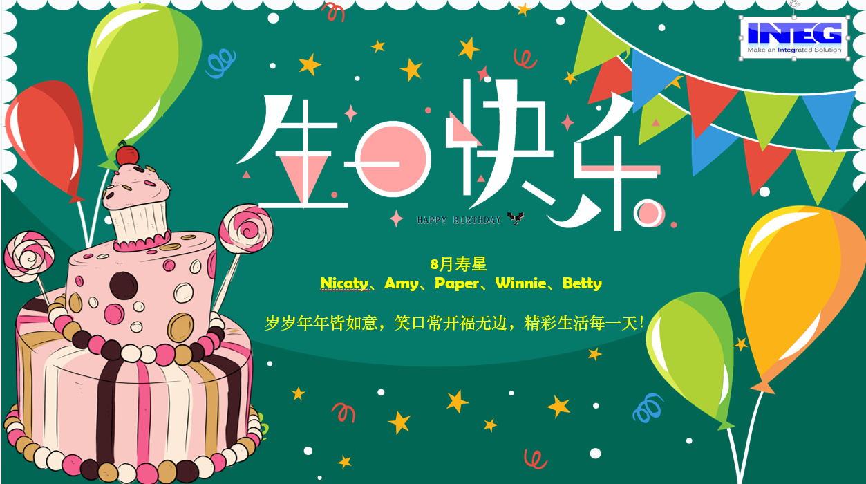 8月員工生日會 -- 夏日“淇”遇